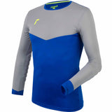 Reusch Match II Padded Jersey chandail de gardien de but de soccer - Grey / Blue