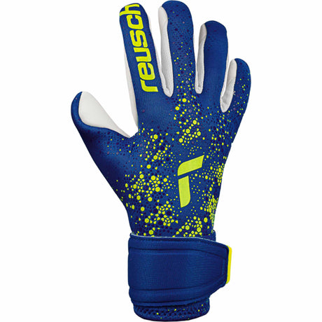 Reusch Pure Contact Silver junior gants de gardien de soccer - Bleu / jaune
