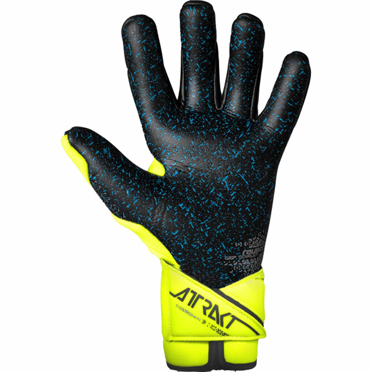 Reusch Attrakt Fusion Guardian Goalkeeper Gloves - Black / Safety Yellow