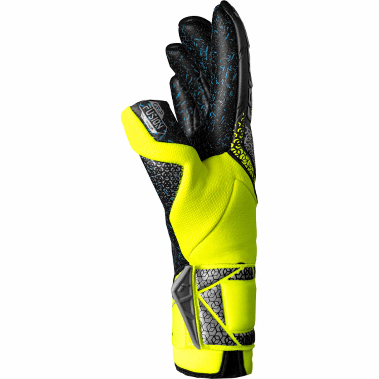 Reusch Attrakt Fusion Guardian Goalkeeper Gloves - Black / Safety Yellow