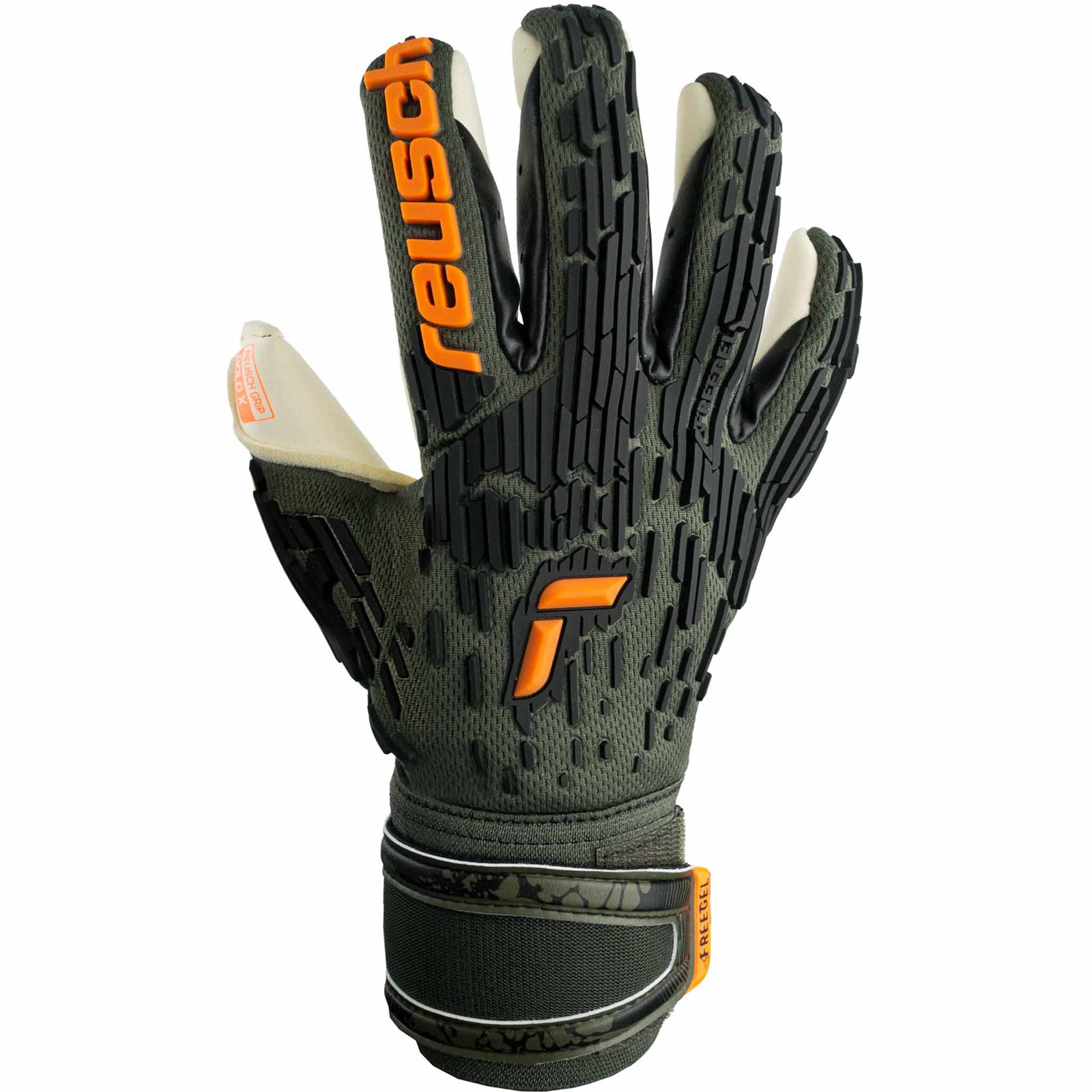 Reusch Reusch Attrakt Freegel Gold X Finger Support gants de gardien de soccer