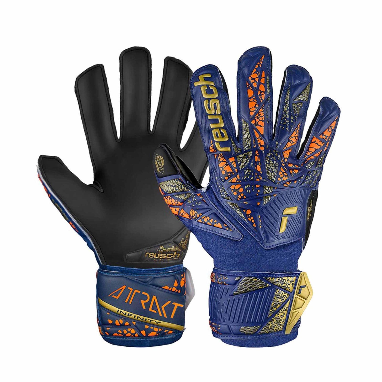 Reusch Reusch Attrakt Infinity Finger Support Junior gants de gardien de soccer