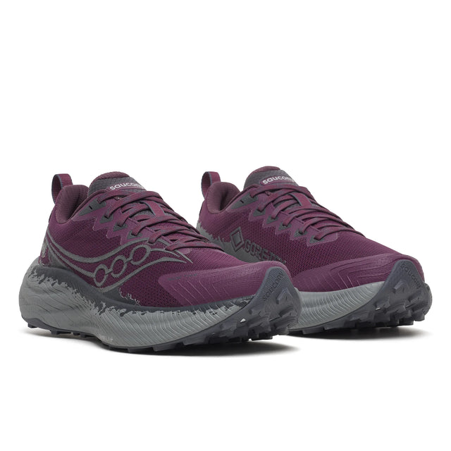 Saucony Ride TR3 GTX running shoes women - Eggplant / Ebony