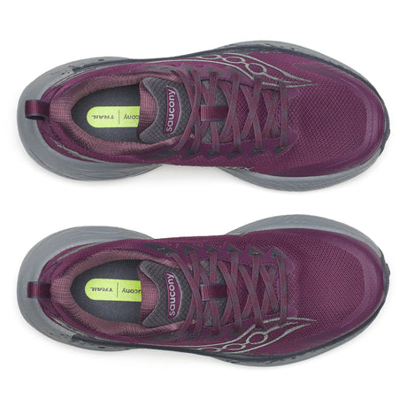 Saucony Ride TR3 GTX chaussures de course à pied femme - Eggplant / Ebony