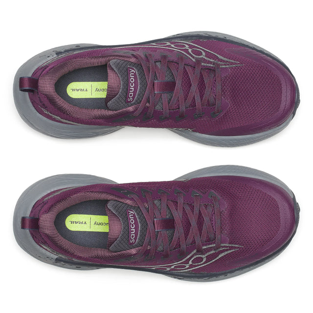 Saucony Ride TR3 GTX running shoes women - Eggplant / Ebony