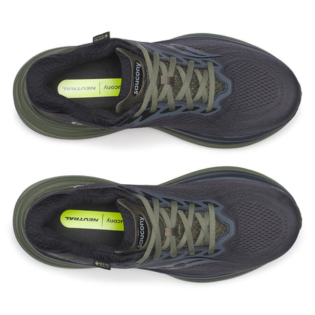Saucony Triumph 24 GTX running shoes men - Ebony / Fatigue