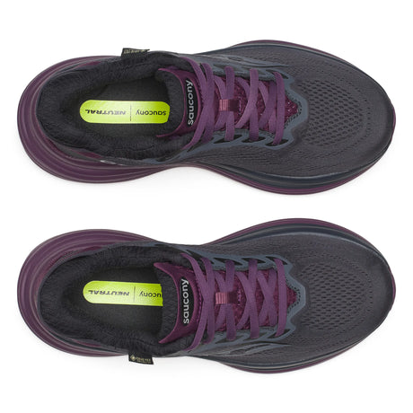Saucony Triumph 24 GTX running shoes women - Ebony / Eggplant