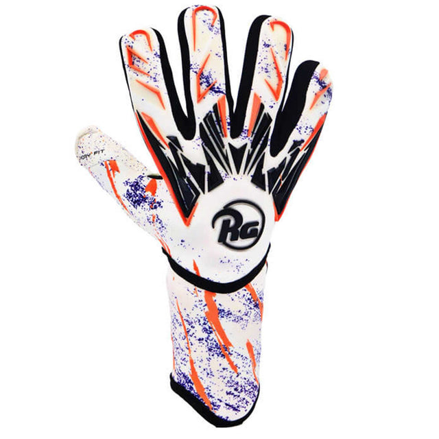 RG Goalkeeper gloves Snaga FS Gants de gardien de but de soccer - Blanc / Orange