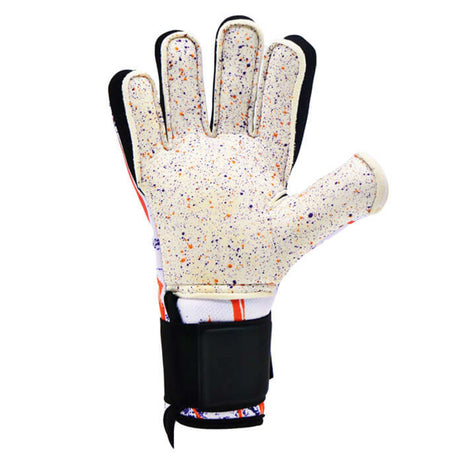 RG Goalkeeper gloves Snaga FS Gants de gardien de but de soccer enfants - Blanc / Orange