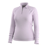 Smartwool Haut de base à demi-zip Classic Thermal Merino pour femme – Chiné ciel lavande (vue détaillée 10)