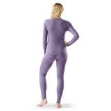 Smartwool Intraknit All-Season Merino base layer bottom for women – Purple Storm (detail view 1)