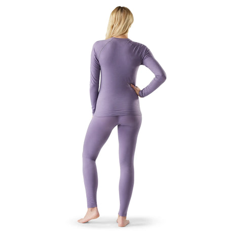 Smartwool Intraknit All-Season Merino bas de base pour femme – Tempête violette (vue détaillée 1)