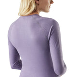 Smartwool Intraknit All-Season Merino base layer top for women – Purple Storm (detail view 2)
