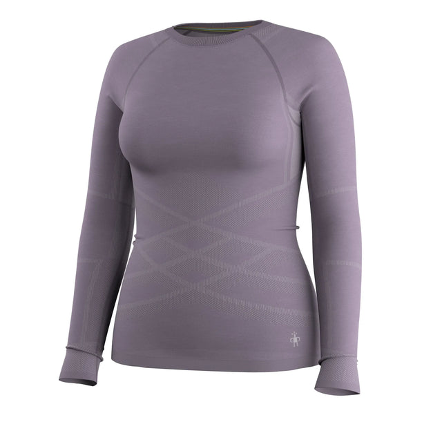Smartwool Intraknit All-Season Merino base layer top for women – Purple Storm (detail view 6)
