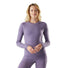 Smartwool Intraknit All-Season Merino base layer top for women – Purple Storm (main view)