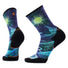 Smartwool chaussette de course en sentier imprimée Treeline pour homme - Bleu marine profond, vue principale