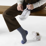 Smartwool Everyday Pin Stripe crew socks for women - Deep Navy, second view