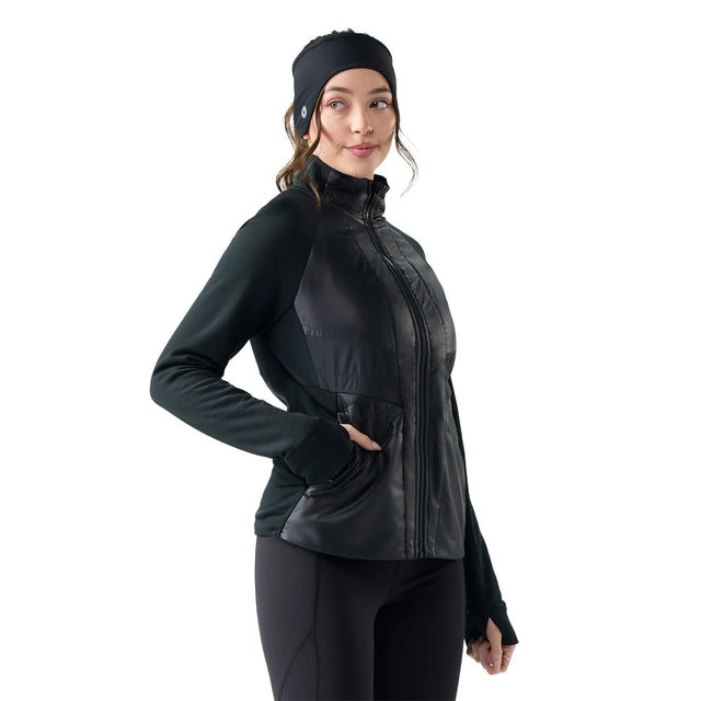 Smartwool Smartloft Hybrid insulated jacket for women – Black (main view)