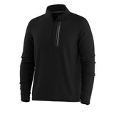 Smartwool Active Fleece 1/2 zip pullover for men – Black (detail view 10)