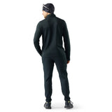 Smartwool Active Fleece 1/2 zip pullover for men – Black (detail view 1)