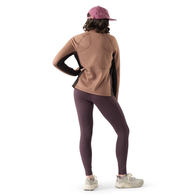 Smartwool Active Fleece veste polaire pour femme – Moka (vue détaillée 1)