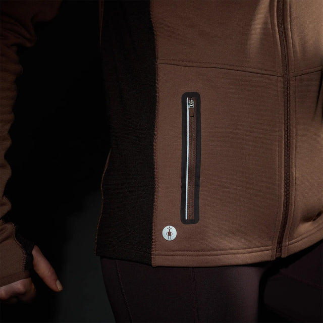 Smartwool Active Fleece veste polaire pour femme – Moka (vue détaillée 3)