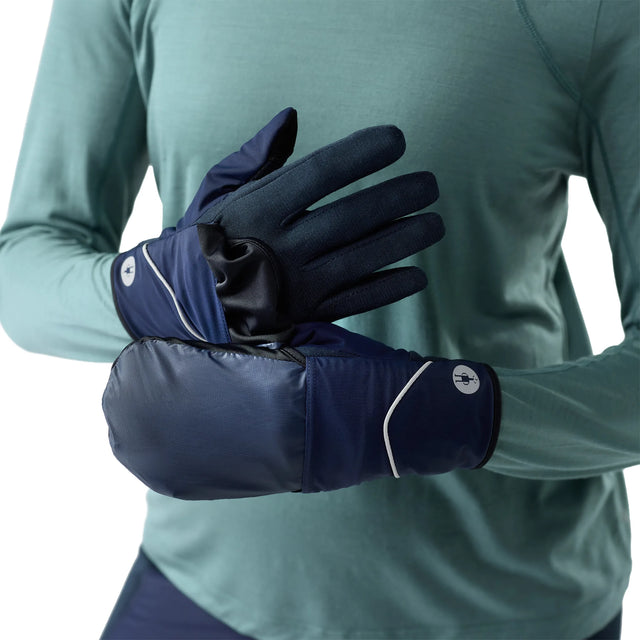 Smartwool Active Fleece Wind Mitten - Unisex - Deep Navy, main view