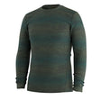 Smartwool Classic Thermal Merino Base Layer for Men – Charcoal Linear Peaks (detail view 10)