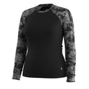 Smartwool Classic Thermal Merino Crew for Women – Black Tie Dye (detail view 10)