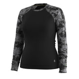 Smartwool Classic Thermal Merino Crew for Women – Black Tie Dye (detail view 10)