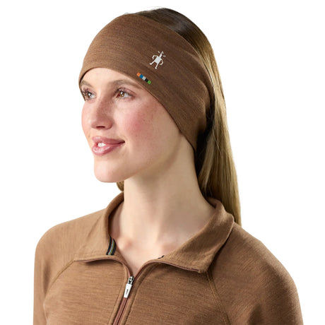 Bandeau Smartwool Thermal Merino réversible unisexe - Mocha Heather