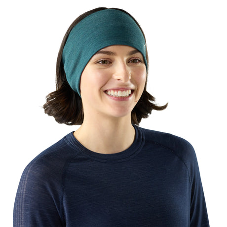 Bandeau Smartwool Thermal Merino réversible unisexe - Dark Teal Heather