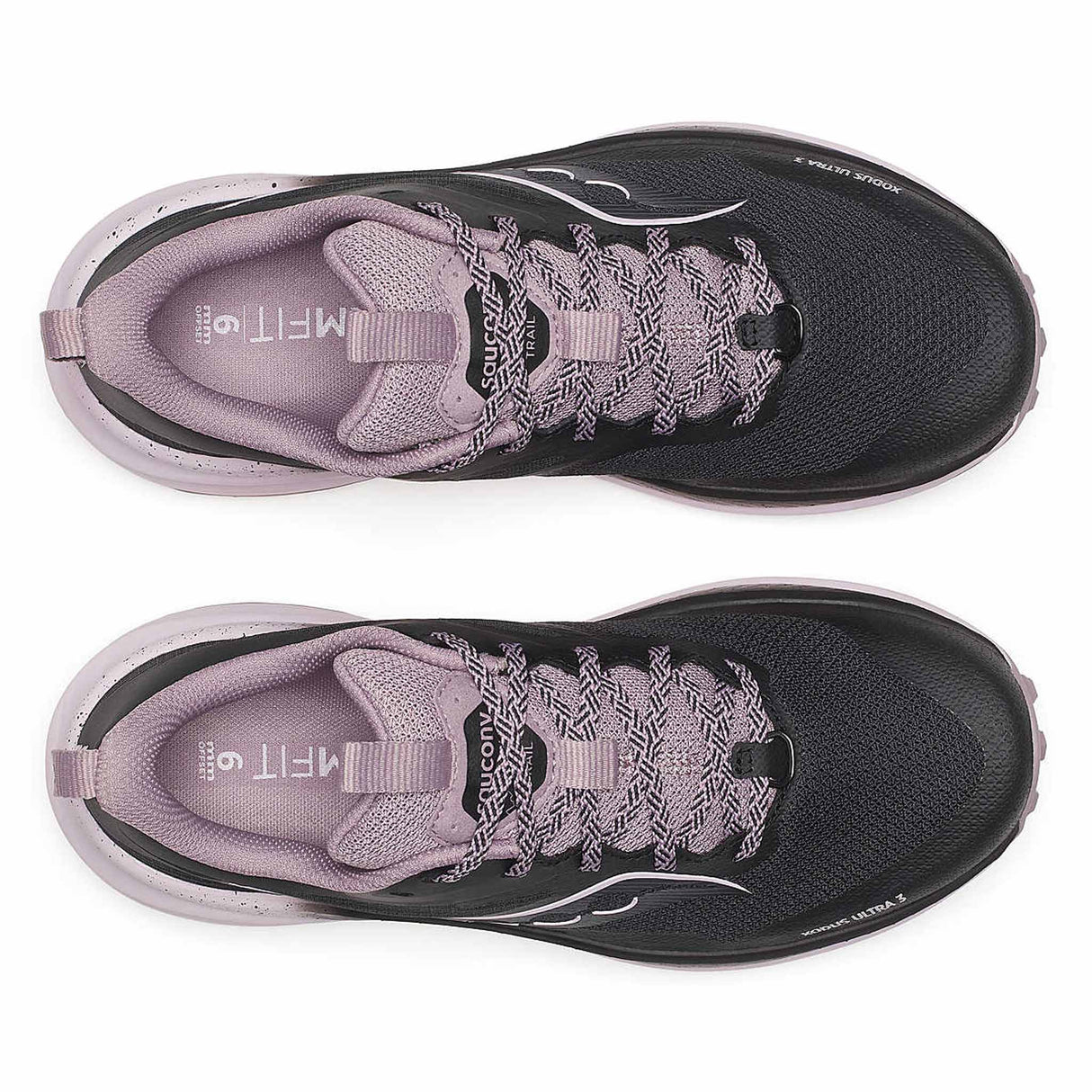 Saucony Xodus Ultra 3 Women's Trail Running Shoes - Black / Quail