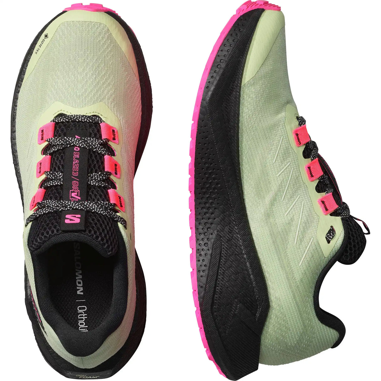 Salomon Aero Blaze 3 GRVL GTX chaussures de course à pied femme - Butterfly / Black / Knockout Pink