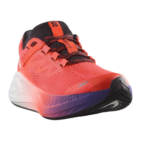 Salomon Aero Glide 3 chaussures de course à pied femme - Neon Flame / White