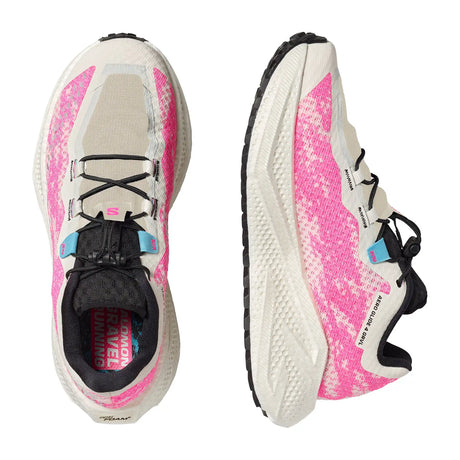 Salomon Aero Glide 4 GRVL chaussures de course femme - Vanilla Ice / Knockout Pink / Black