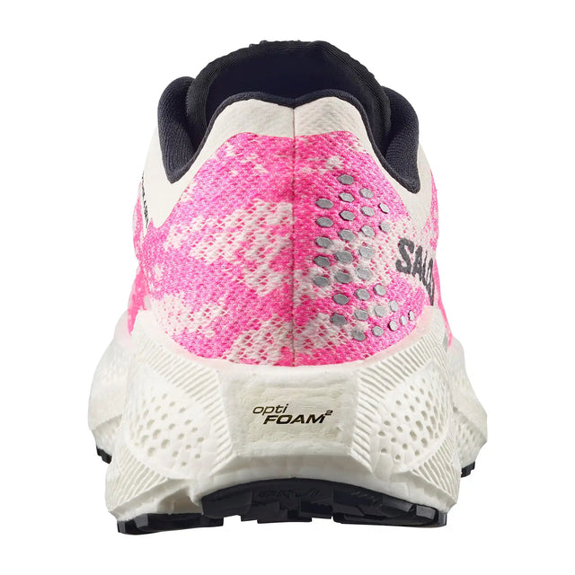 Salomon Aero Glide 4 GRVL chaussures de course femme - Vanilla Ice / Knockout Pink / Black