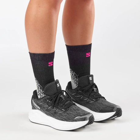 Salomon Aero Glide 4 chaussures de course à pied femme - Black / White / FTW Silver