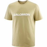 Salomon Big Logo Tee for Men - Gray Green