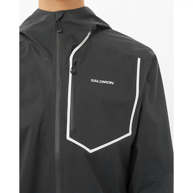 Salomon Bonatti Pro manteau imperméable pour femme - Deep Black