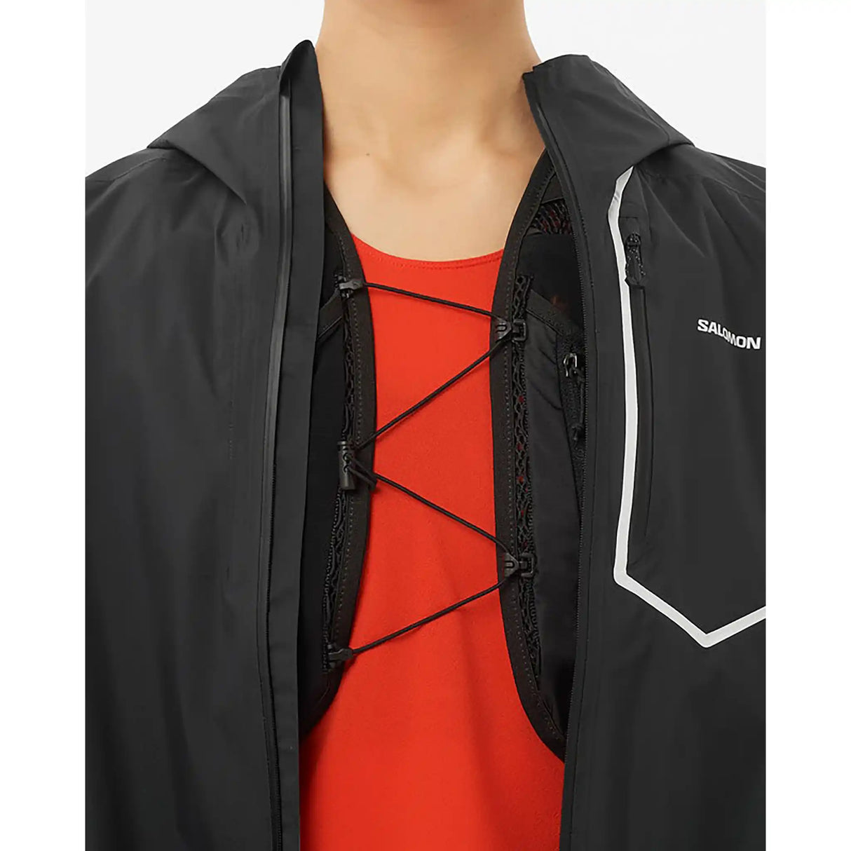 Salomon Bonatti Pro manteau imperméable pour femme - Deep Black