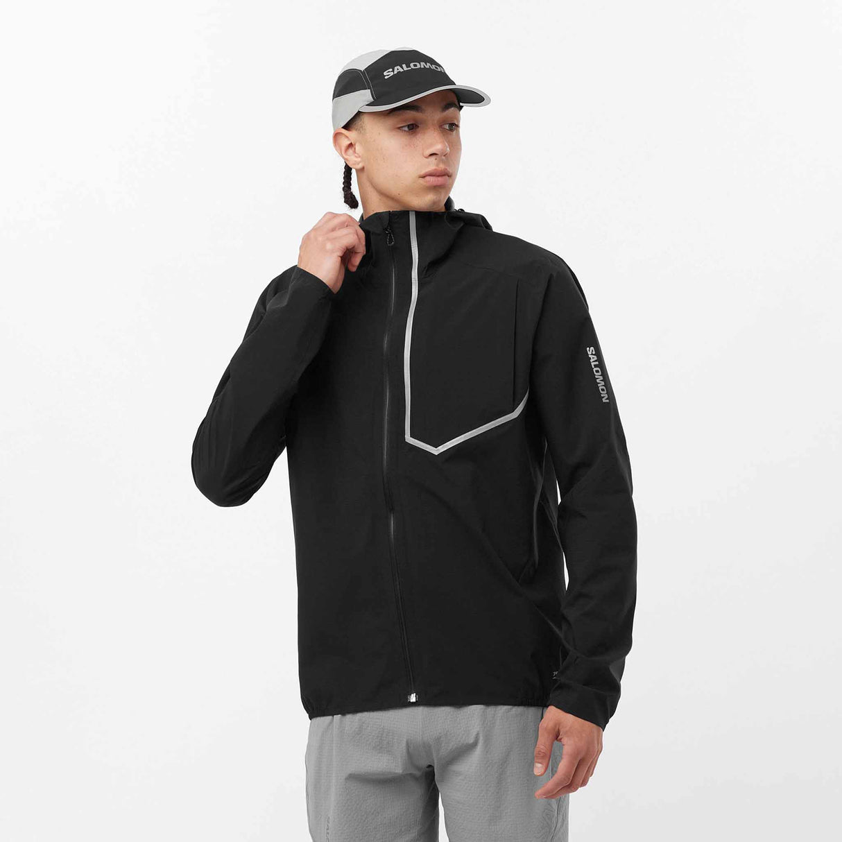 Salomon Bonatti Trail Waterproof Men's Jacket - Deep Black