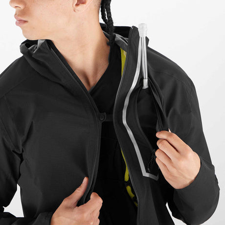 Salomon Bonatti Trail Waterproof Men's Jacket - Deep Black