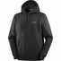 Salomon Chest Logo Hoodie for Men - Deep Black