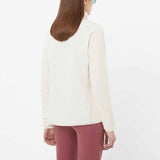 Salomon Essential Lightwarm Half Zip Mid Layer - Whisper White
