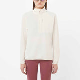 Salomon Essential Lightwarm Half Zip Mid Layer - Whisper White