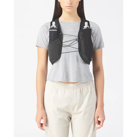 Salomon GRAVEL Skin 4 veste d'hydratation de course à pied - Noir