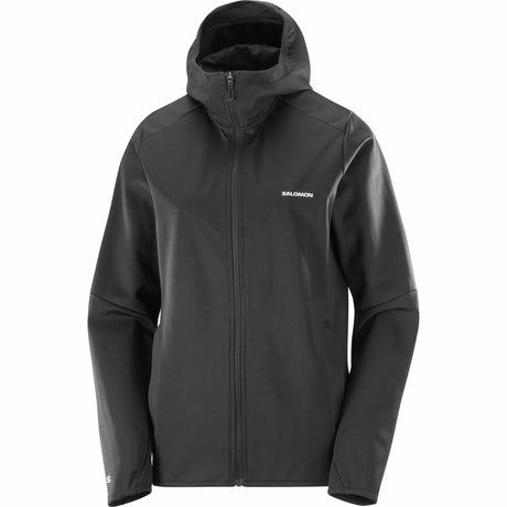 Salomon Gore-Tex Infinium Windstopper Women's Shell Jacket - Deep Black