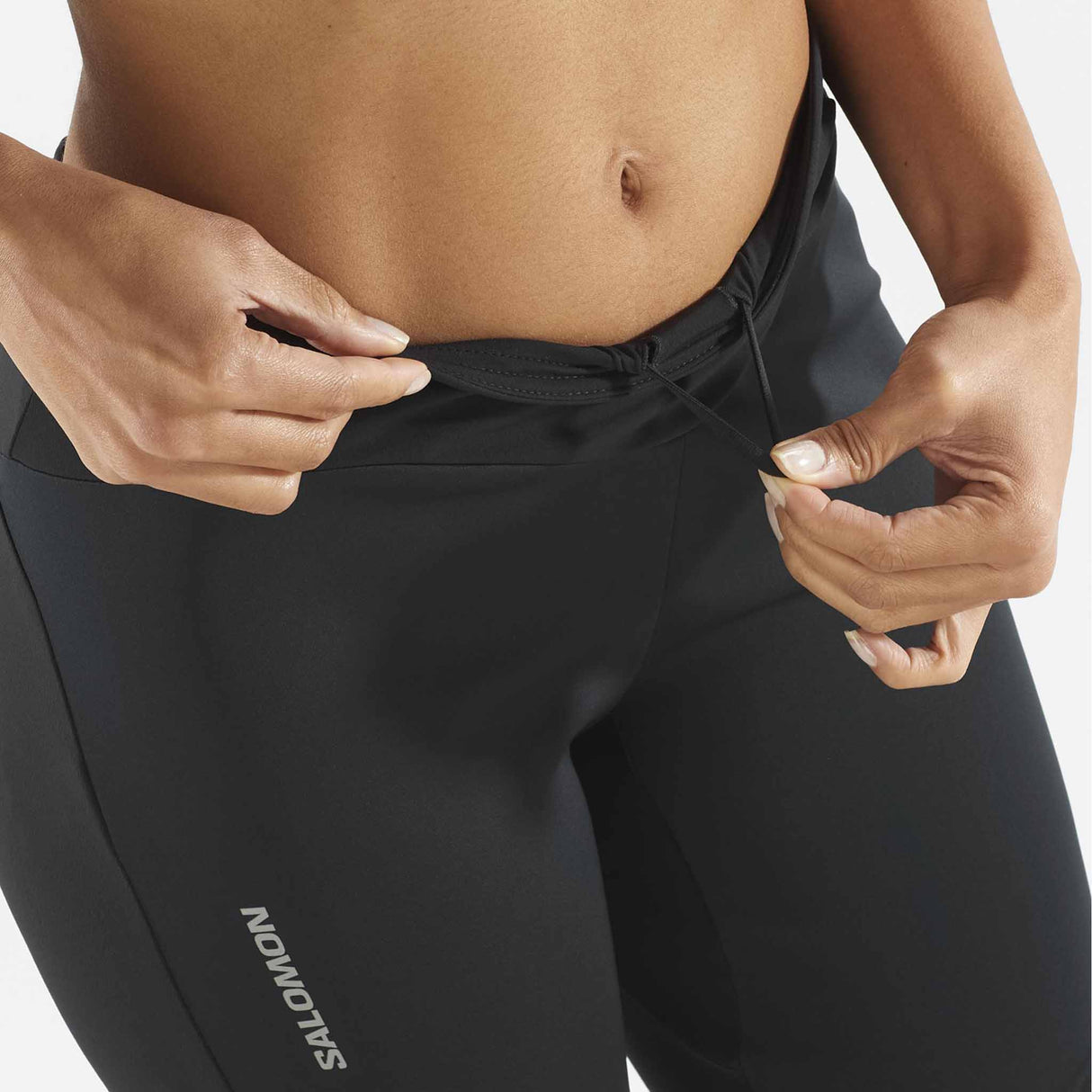 Salomon Gore-Tex Infinium Windstopper Women's Tights - Deep Black