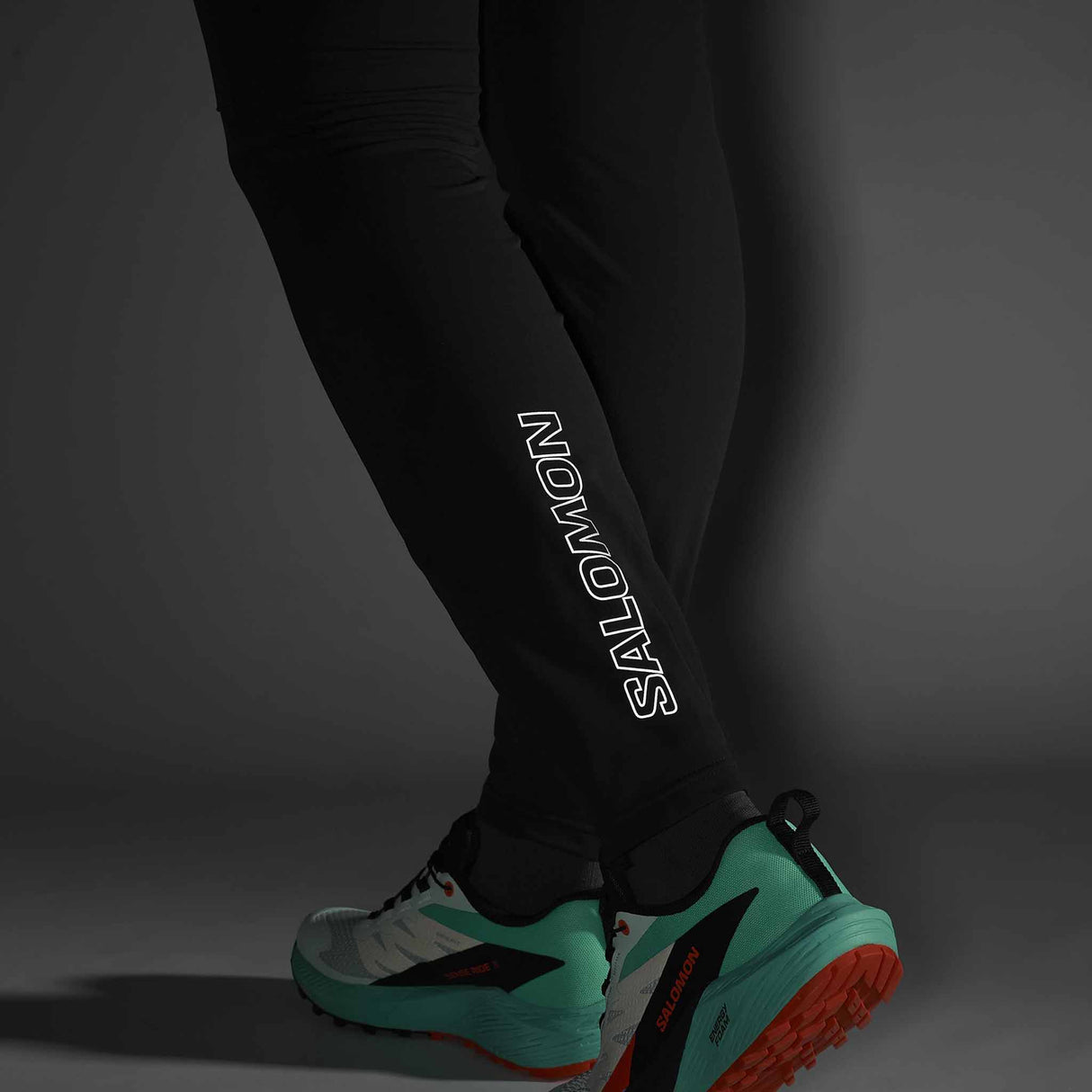 Salomon Gore-Tex Infinium Windstopper Women's Tights - Deep Black